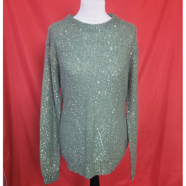 Sparkly clearance silver sweater