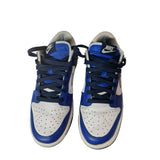 Nike Dunk Low Retro White Blue Navy Trainers Sneakers Size 6