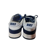 Nike Dunk Low Retro White Blue Navy Trainers Sneakers Size 6
