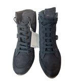 Geox Respira Women's Wedge Ankle Boots Black Suede Side Zip D4454A Size 5