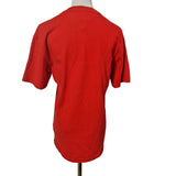 Tommy Jeans Red T-Shirt Big Arch Tommy Jeans Logo Flag Tee Cotton Short Sleeve Men's T-shirt Size S