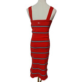 Tommy Jeans Women's Knitted Crop Top Midi Skirt Set Co-Ord Size S