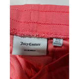 Juicy Couture Velour Tracksuit Set Girls Coral Pink Zip Hoodie & Bottoms Size 9/10