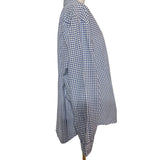Hawes & Curtis Weekend Collection Mens Blue White Gingham Check Shirt Classic Fit XL