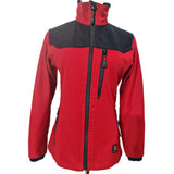 Haglofs Womens Softshell Jacket Red Black Full Zip Outdoor Hiking Coat Size  8
