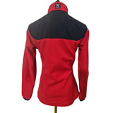 Haglofs Womens Softshell Jacket Red Black Full Zip Outdoor Hiking Coat Size  8