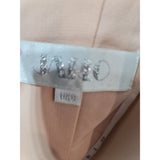 Jario Womens Party Dress Nude Beige Red Size 8