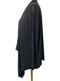 AllSaints Womens Cardigan 100% Merino Wool Black Size Small Jumper Knitwear Size 8