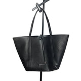 Armani Exchange Black Pebbled Leather Tote Shopper Shoulder Bag
