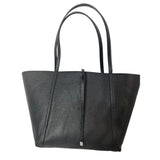 Armani Exchange Black Pebbled Leather Tote Shopper Shoulder Bag