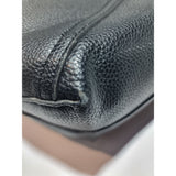 Armani Exchange Black Pebbled Leather Tote Shopper Shoulder Bag