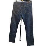 Men's Dark Blue Tapered Fit Jeans Size W34/L31