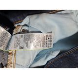 Men's Dark Blue Tapered Fit Jeans Size W34/L31