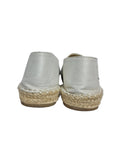 OKELSI Women's Silver Rhinestone Espadrilles - Size UK 5
