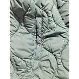 Superdry Studios Womens Quilted Long Liner Jacket Coat Olive Khaki Size 8