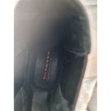 PRADA Linea Rossa Black Leather Chelsea Ankle Boots Size 4