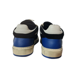Represent Reptor Low Mens Leather Trainers Sneakers Black White Blue Size 6