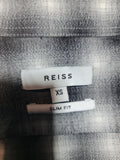 REISS Mens Checked Shirt Slim Fit Size 
XS