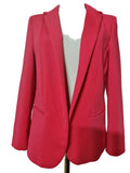 Wallis Women's Pink Textured Blazer / Jacket Size 10