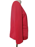 Wallis Women's Pink Textured Blazer / Jacket Size 10