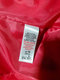 Wallis Women's Pink Textured Blazer / Jacket Size 10
