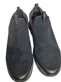 Skechers Work Shoes - Mens Black Slip-On Trainers Size 7