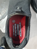 Skechers Work Shoes - Mens Black Slip-On Trainers Size 7