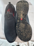 Skechers Work Shoes - Mens Black Slip-On Trainers Size 7