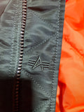 Alpha Industries MA-1 Bomber Jacket Mens Sage Green Military Flight Coat Size S
