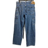 Levi's Workwear Lot 565 Mens Blue Denim Jeans Size W34L32