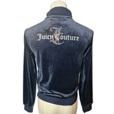 Juicy Couture Girls Navy Blue Velour Tracksuit Age 10-11 Years