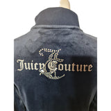Juicy Couture Girls Navy Blue Velour Tracksuit Age 10-11 Years