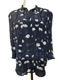 ZADIG & VOLTAIRE Women's Polka Dot Long Sleeve Blouse Size S