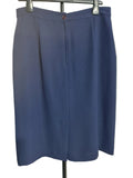 Debenhams Women's Navy Blue Lined Pencil Skirt Size 18