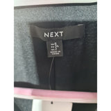 NEXT Black Velvet Tuxedo Jumpsuit Size 6