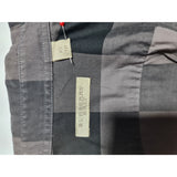 Burberry Brit Check Shirt Women’s  Grey Black Long Sleeve Size XS