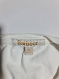 BARBOUR Girls Dog Graphic T-Shirt White Pink Hat Scarf Size 14-15years