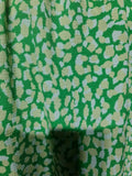 French Connection Cadie Verona Green Dress Smocked Puff Sleeve Midi BNWT Size 14