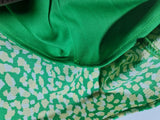 French Connection Cadie Verona Green Dress Smocked Puff Sleeve Midi BNWT Size 14