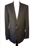 Paul Smith London The Byard Mens Grey Herringbone 100% Wool Blazer UK 40 R IT 50
