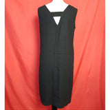 Indigo Roc Mitzy Black Linen Blend Dress Size 12