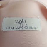 Wallis Light Pink Top Size 14 / 42.