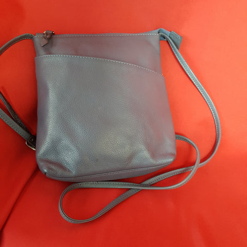 Hotter Blue Leather Crossbody Bag