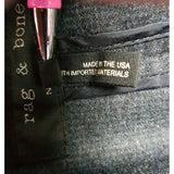 Rag & Bone Mens Black Wool Blend Jacket Size 38 / M.