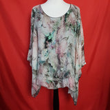 Tunic 100% Silk One Size Made in Italy.