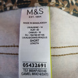 M&S Leopard Print Jeggings Size 14.
