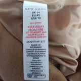 NEW LOOK Women's Beige Coat Size 14/42.