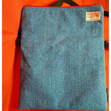 Harris Tweed Blue Black Bag