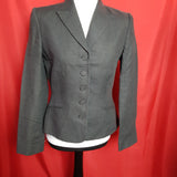 Linea Women's Grey Stripe Blazer Size 12