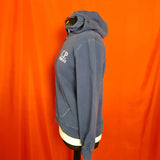 C.P. Company Kids Blue Goggle Jersey Hoodie Size 12 Years.